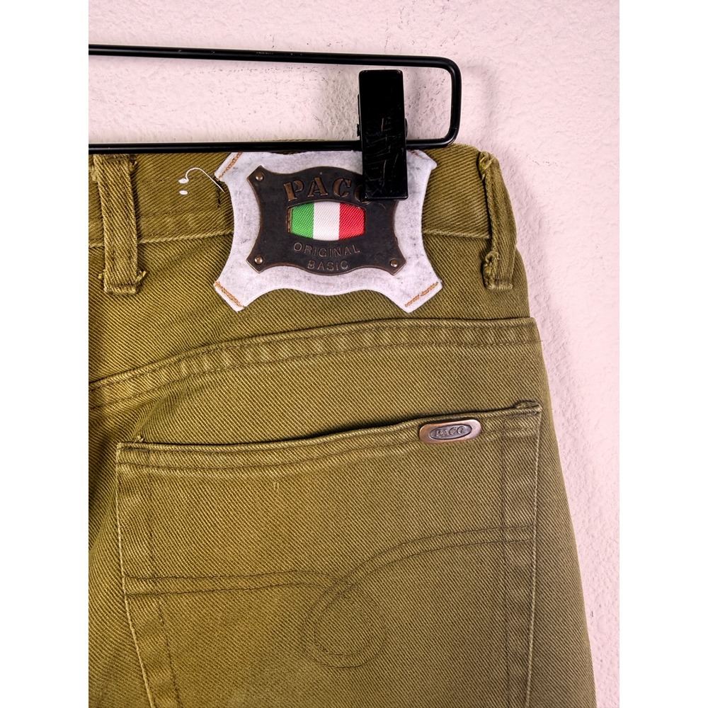 Paco Jeans Men's 36x 32 green Baggy Skater Baggy Streetwear Y2K Vintage Style - Picture 12 of 12